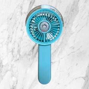ABANICO CON HUMIDIFICADOR CELESTE